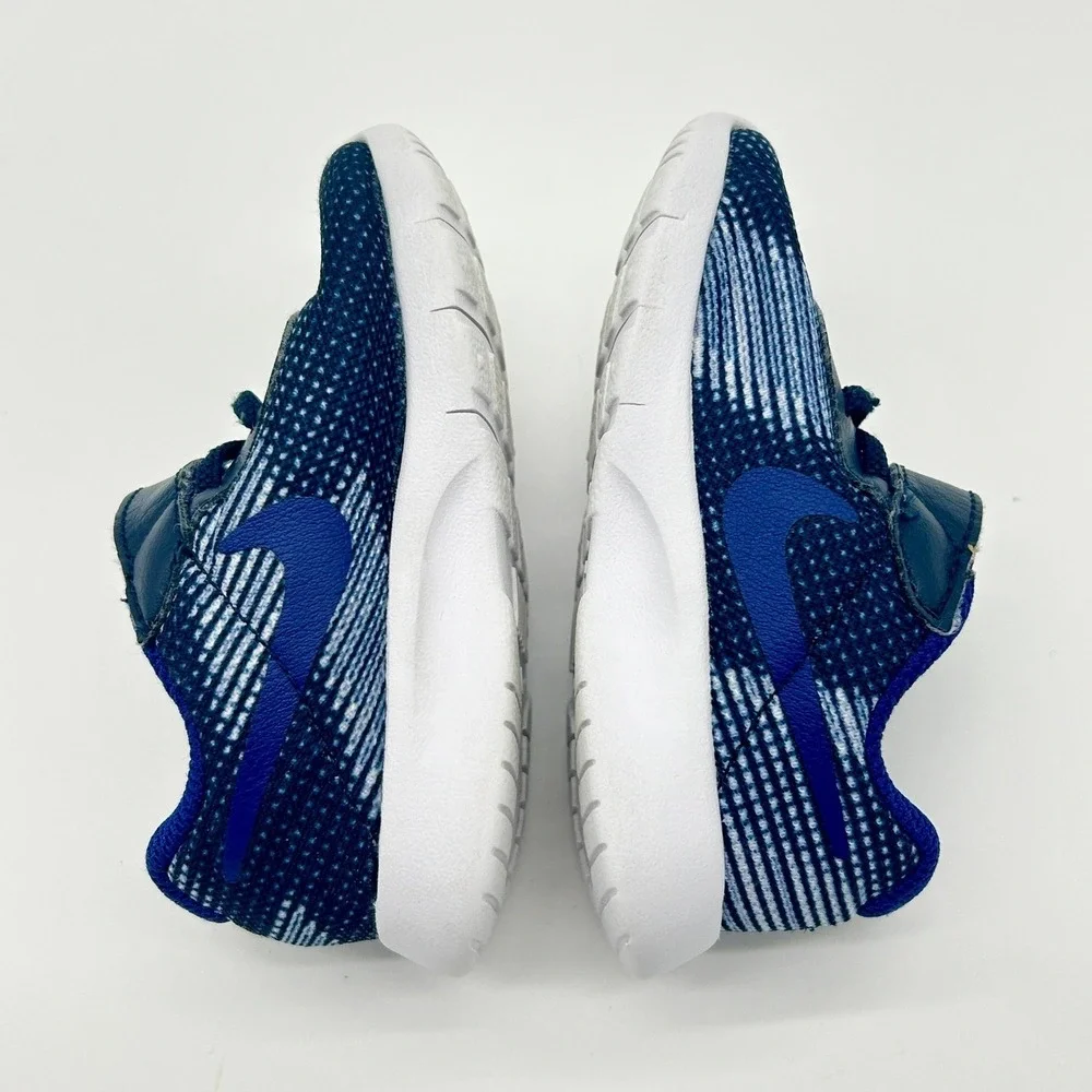 Nike Tanjun EasyOn Boys Toddler Sneakers Blue White Size 5C Athletic‎ Running